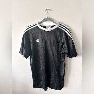 Black adidas soccer jersey, size medium